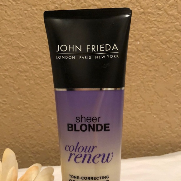 New/Unused John Frieda Sheer Blonde Colour Renew Tone Correcting Conditioner - Picture 1 of 7